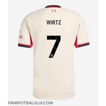 Liverpool Florian Wirtz #7 Tricou Fotbal Replică 2025-26 Barbati Deplasare